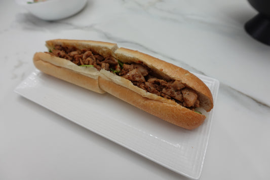 Satay beef or Satay Chicken Banh Mi