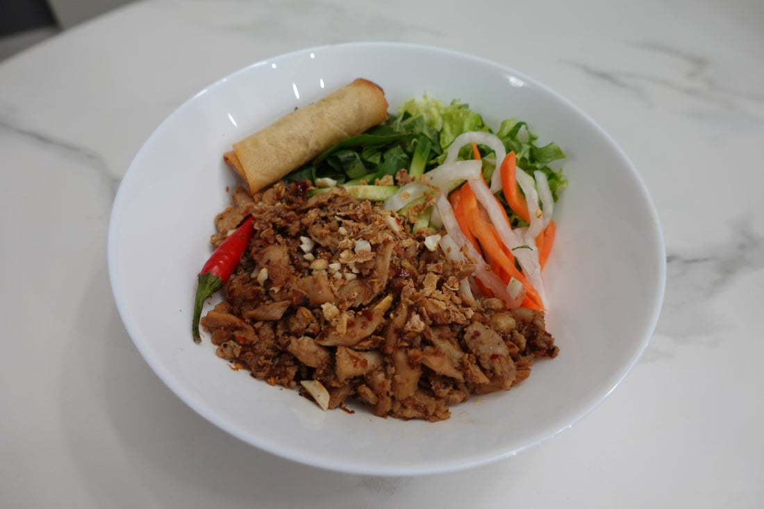 Satay Beef or Satay Chicken with Vermicelli Bowl