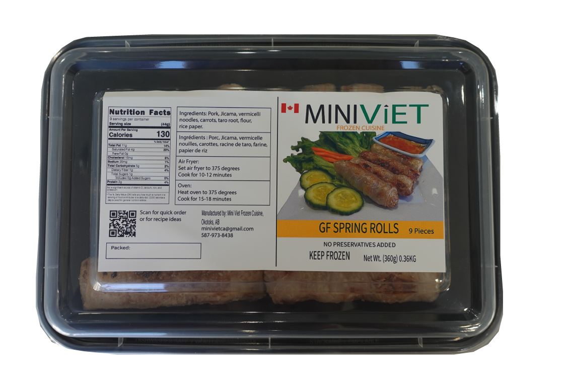 GF Spring rolls (9 count)